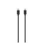 Câble de charge USB-C vers Type-C 1.5M 3A Noir