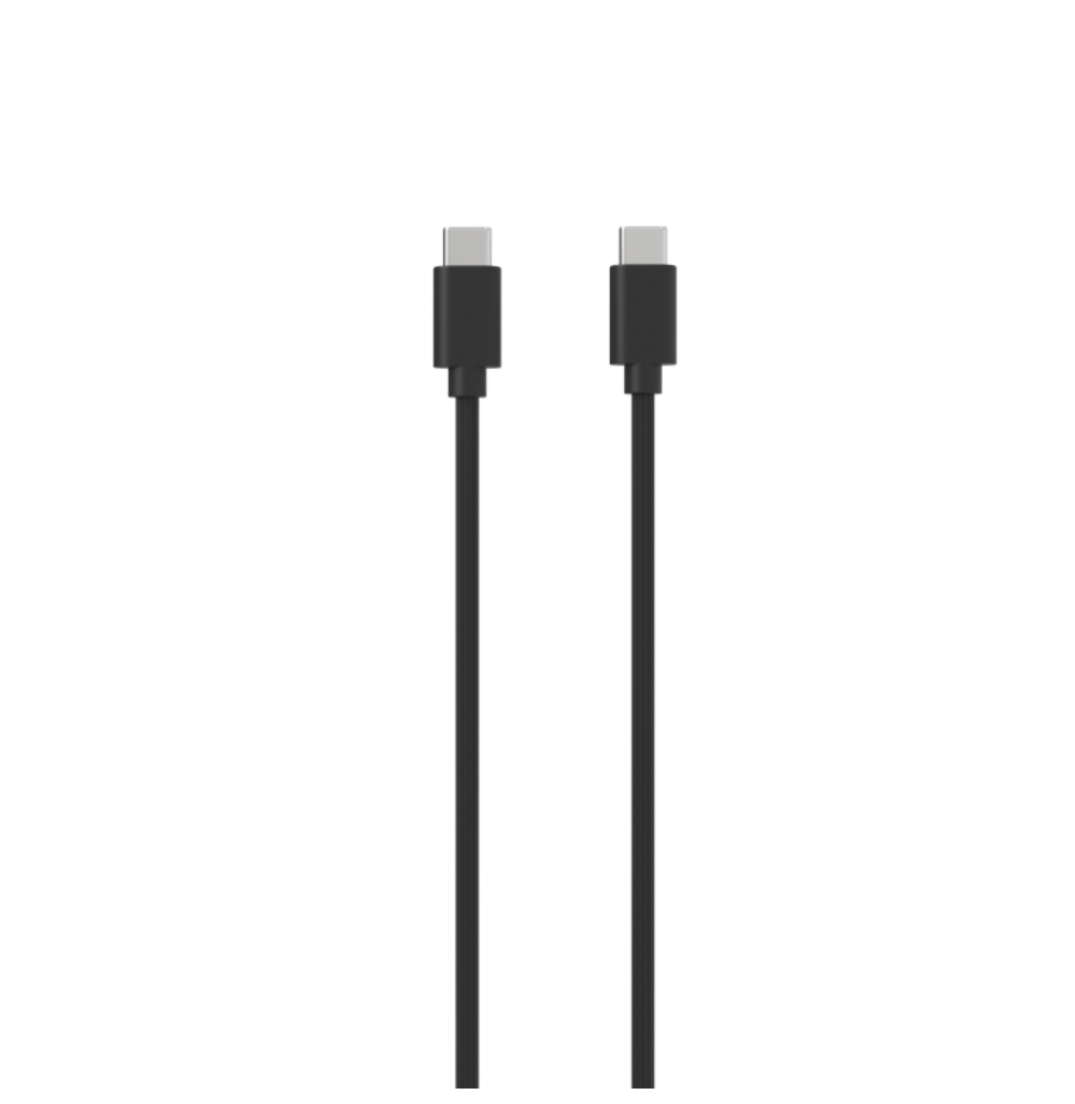 Câble de charge USB-C vers Type-C 1.5M 3A Noir