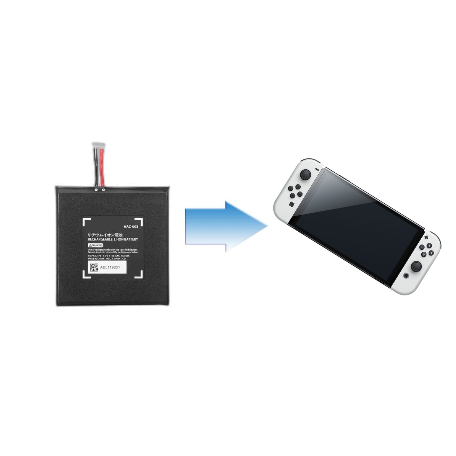 Réparation de batterie sur Nintendo Switch