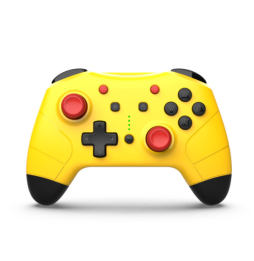 Manette pro Sans fil Compatible Switch Jaune/Noire