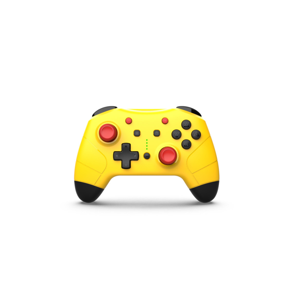 Manette pro Sans fil Compatible Switch Jaune/Noire