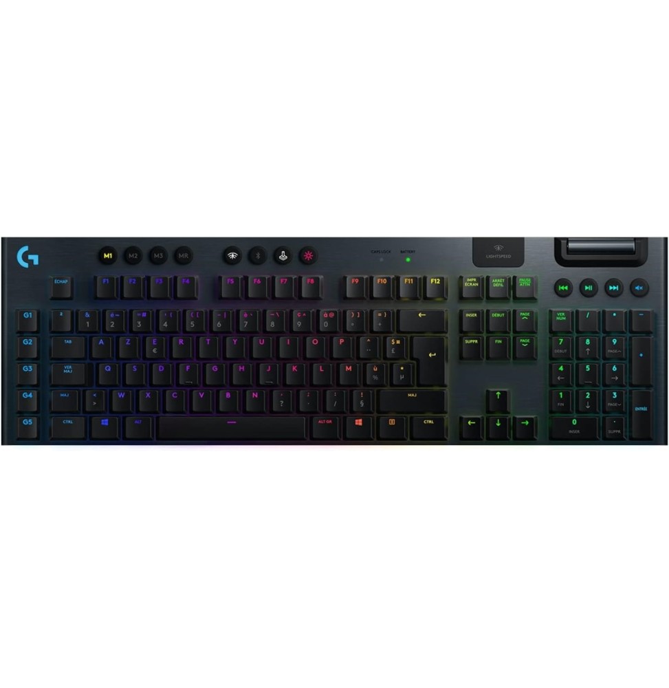 Clavier Gamer sans Fil Mécanique Logitech G915 LIGHTSPEED