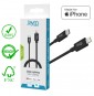 Cable De Charge Et Synchro Type-C Lightning iPhone Noir 1m