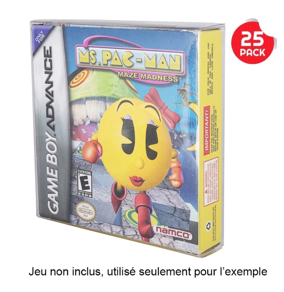 Etui de Protection Jeu Game Boy-GBA Evoretro Pack de 25pcs Etui de Protection Jeu Game Boy-GBA Evoretro Pack de 25pcs