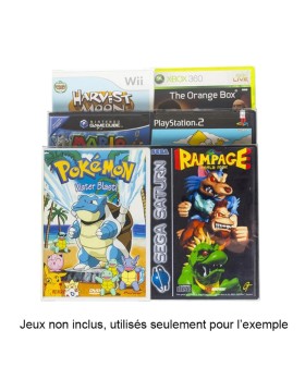 Etui de Protection Jeu Gamecube-Xbox360-WII-PS2-DVD Evoretro Pack de 25pcs