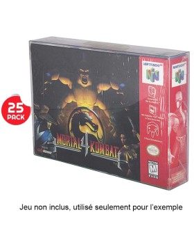Etui de Protection Jeu Super NES-N64 Evoretro Pack de 25pcs