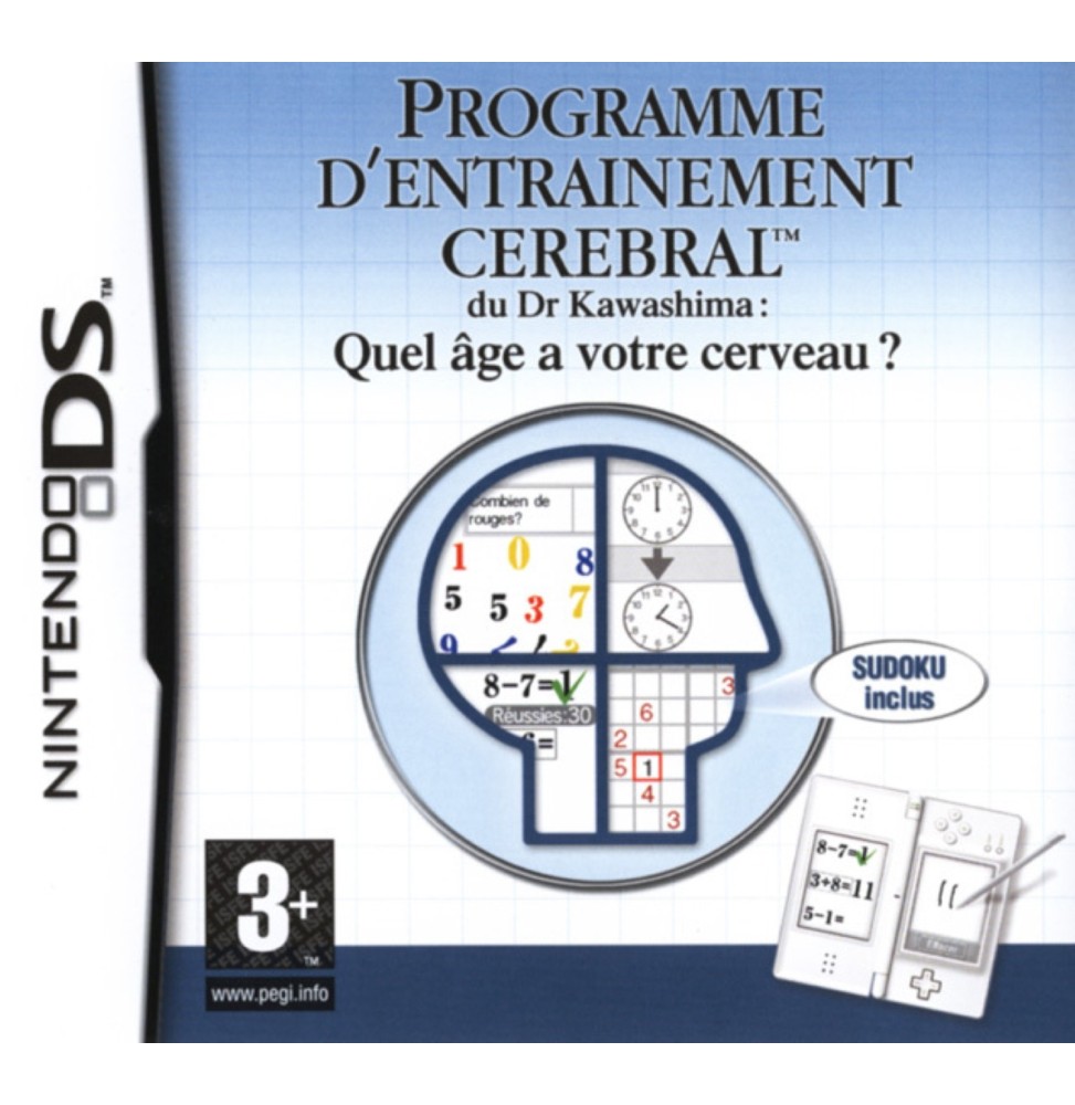Programme d'Entraînement Cérébral du Professeur Kawashima Occasion [ Nintendo DS ]