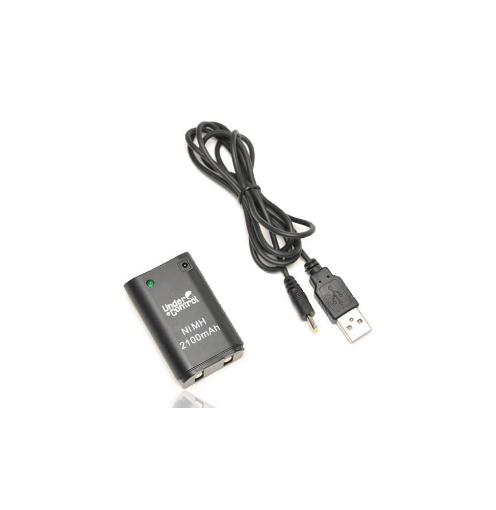 Play charge kit UnderControl XBOX360 Noir