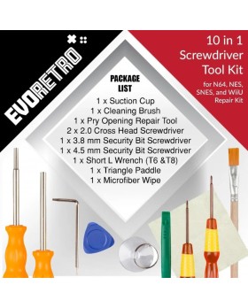 Kit tournevis Evoretro – 14 pièces