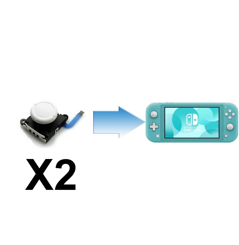 Changement 2 Joysticks Nintendo Switch Lite