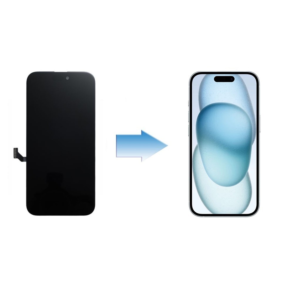 Changement Écran LCD + Tactile Officiel iPhone 15 Plus Reconditionné