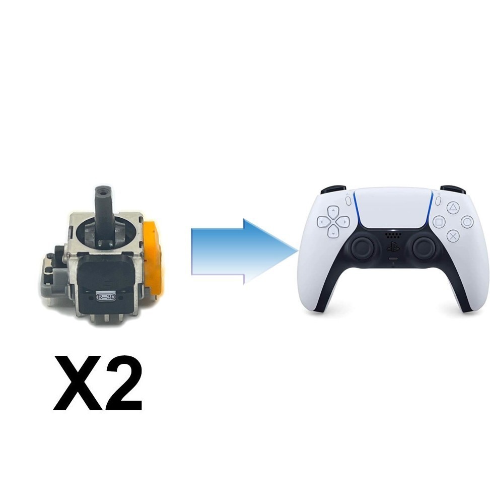 Changement 2 Joystick Hall Effect (magnétique) Manette PS5