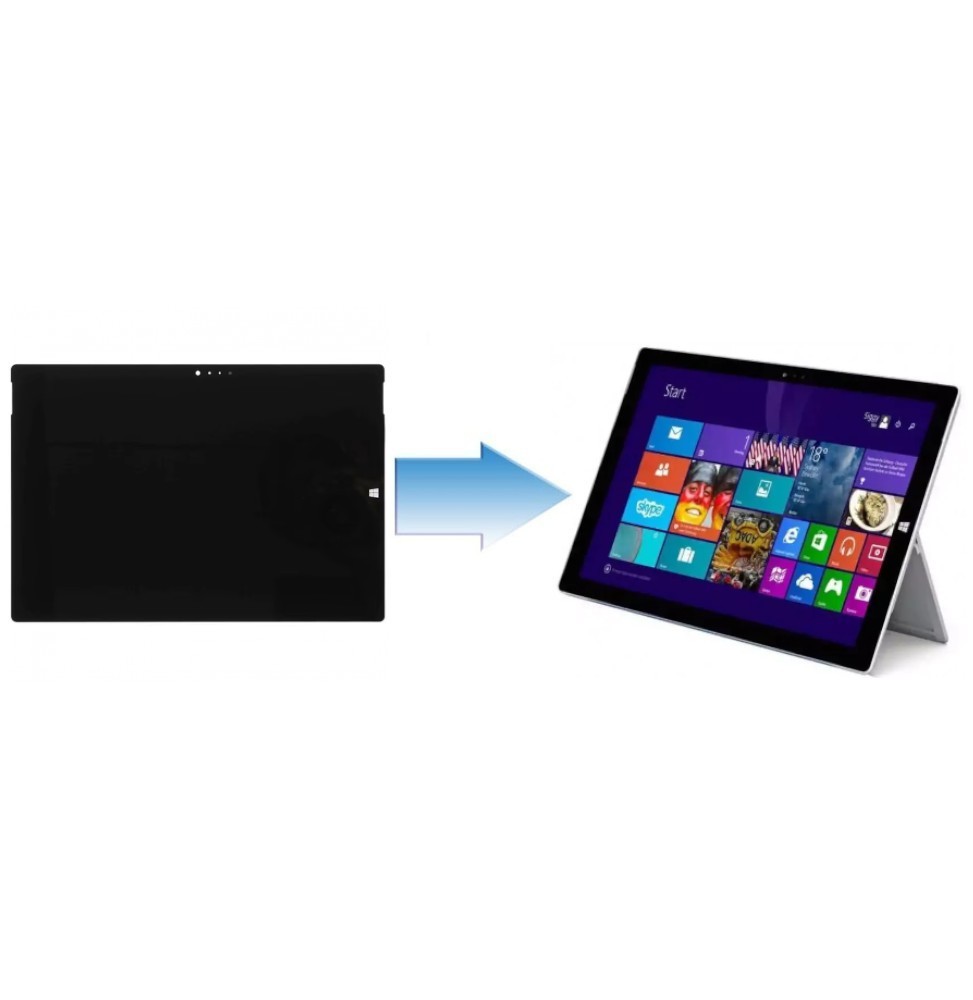 Changement écran LCD + Tactile - Microsoft Surface 3  PRO