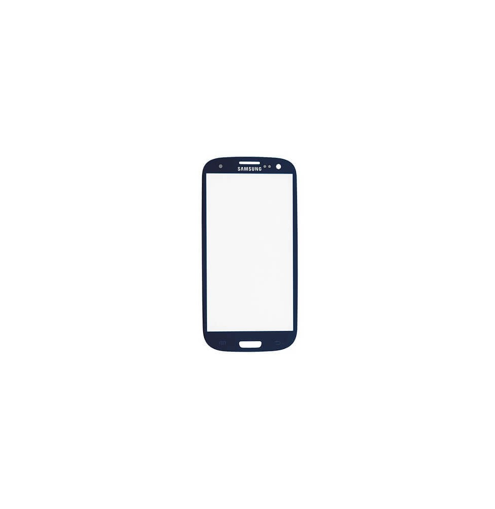 Vitre Samsung Galaxy S3 i9300 Bleu