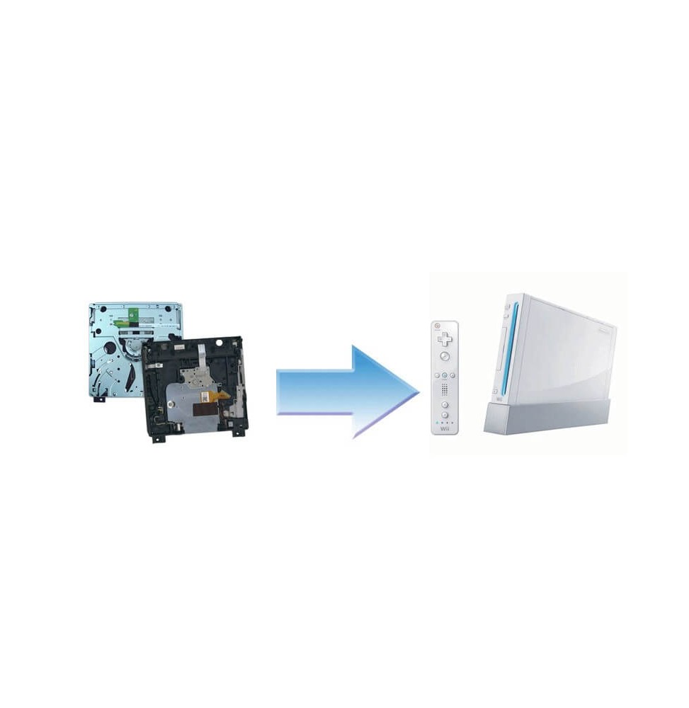 Changement Mécanisme complet Wii + Bloc optique Changement Mécanisme complet Wii + Bloc optique
