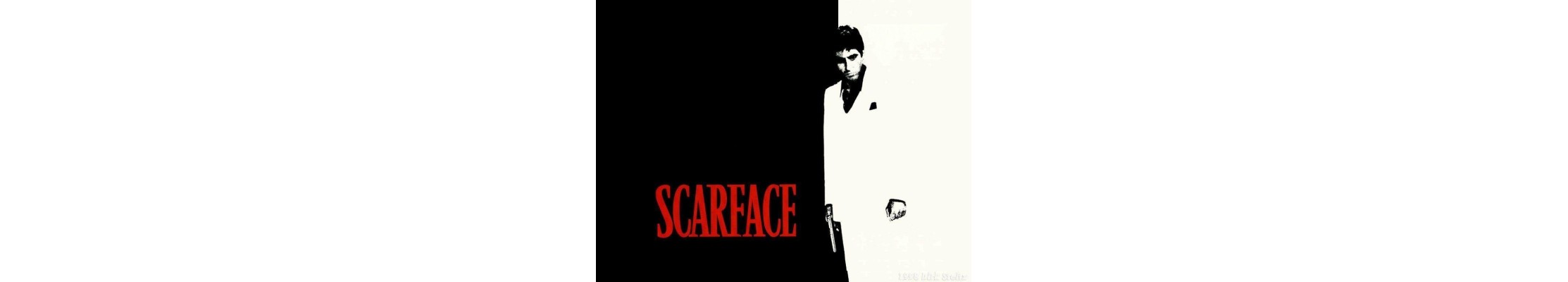 Catégorie Scarface - FOXCHIP : Figurine Scarface 45 cm sonore , Figurine Scarface 18 cm - Costume Bleu , Figurine - Scarface 18 